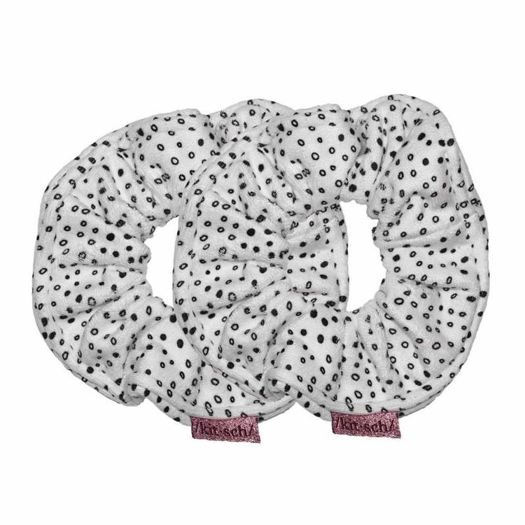 Kitsch Microfiber Towel Scrunchies 2 Pk 0893 Micro Dot