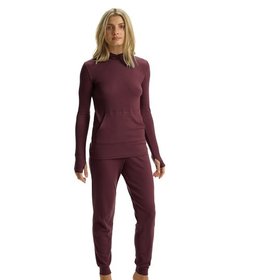 Commando Luxury Rib Jogger - Merlot