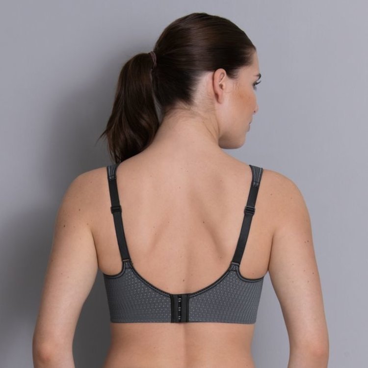 Anita Air Control Deltapad Sports Bra Anthracite 5544