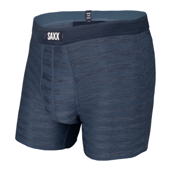 SAXX Platinum Boxer Briefs With Fly - Dark Charcoal Heather
