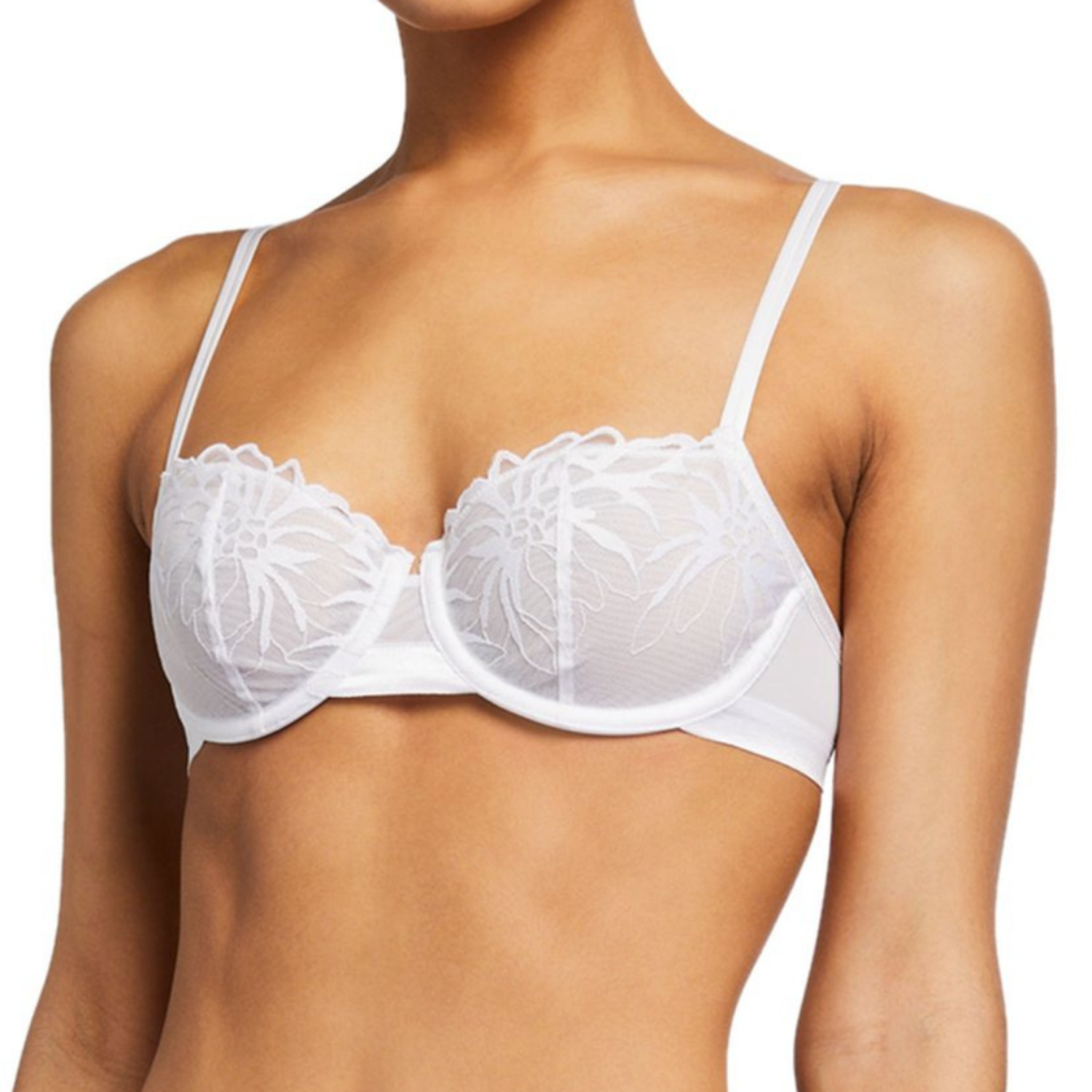 White demi bra Clearance