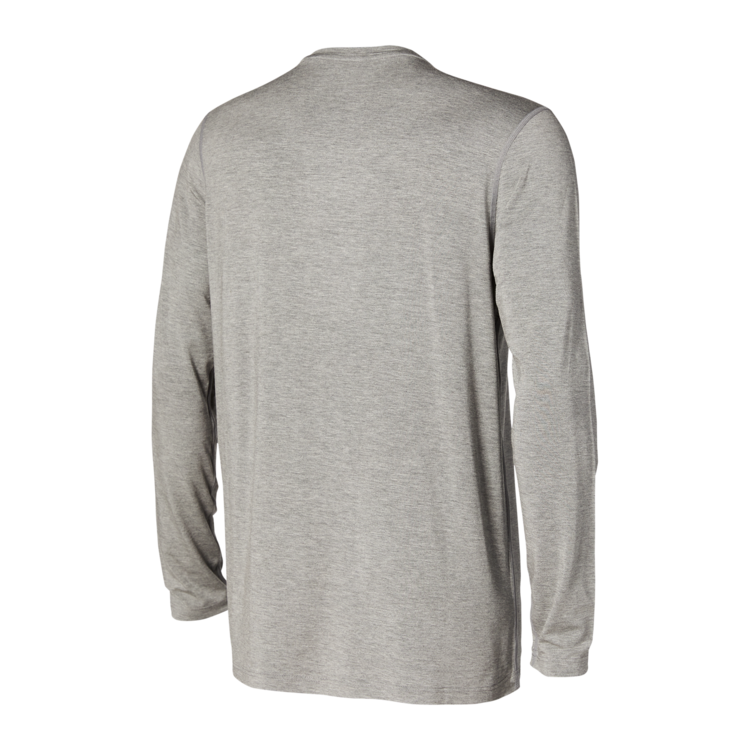 Saxx Sleepwalker Long Sleeve Pocket Tee Dark Grey Heather