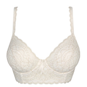 Twist I Do Longline Bra Natural