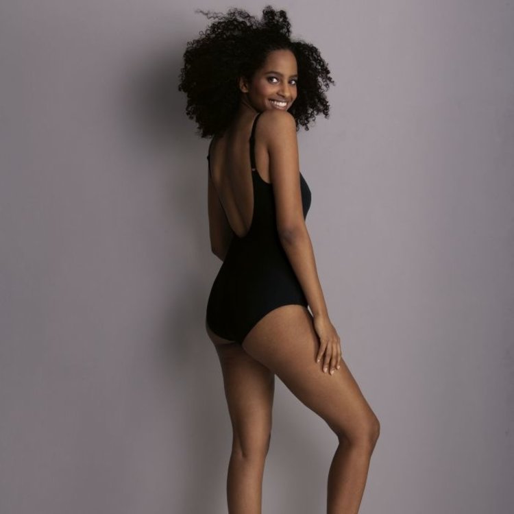 Rosa Faia Perfect Suit Wire Mix & Match One Piece Black 7703