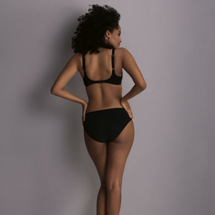 Rosa Faia Comfort Bottom Mix & Match Brief Black 8709-0