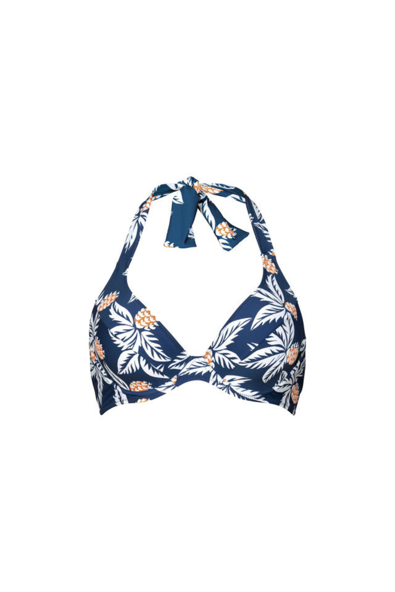 Amira Blue Beach Nice Bikini Top Blue Pineapples 8796-1 - Lace & Day