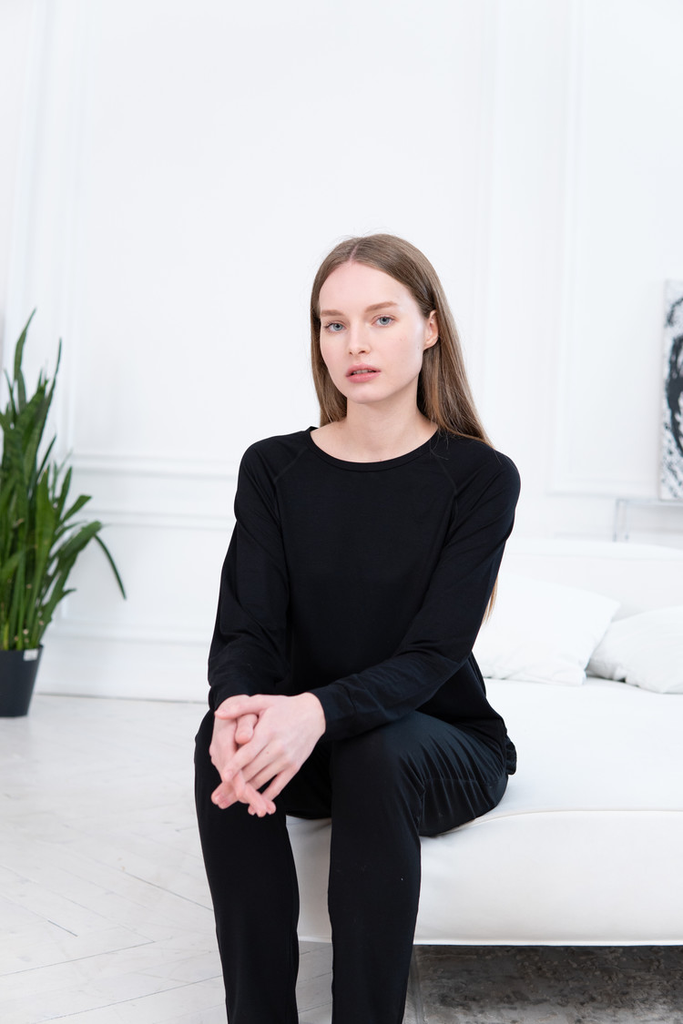 Aspen Dream Bamboo Jogger - Black