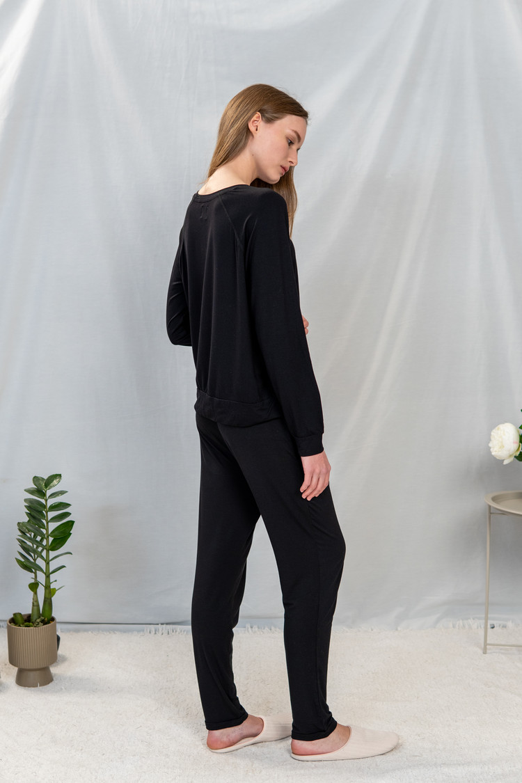 Aspen Dream Bamboo Jogger - Black