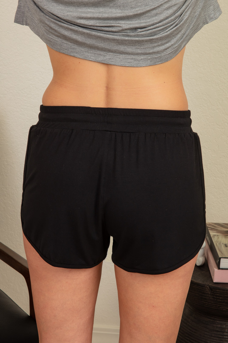 Aspen Dream Bamboo Shorts - Black