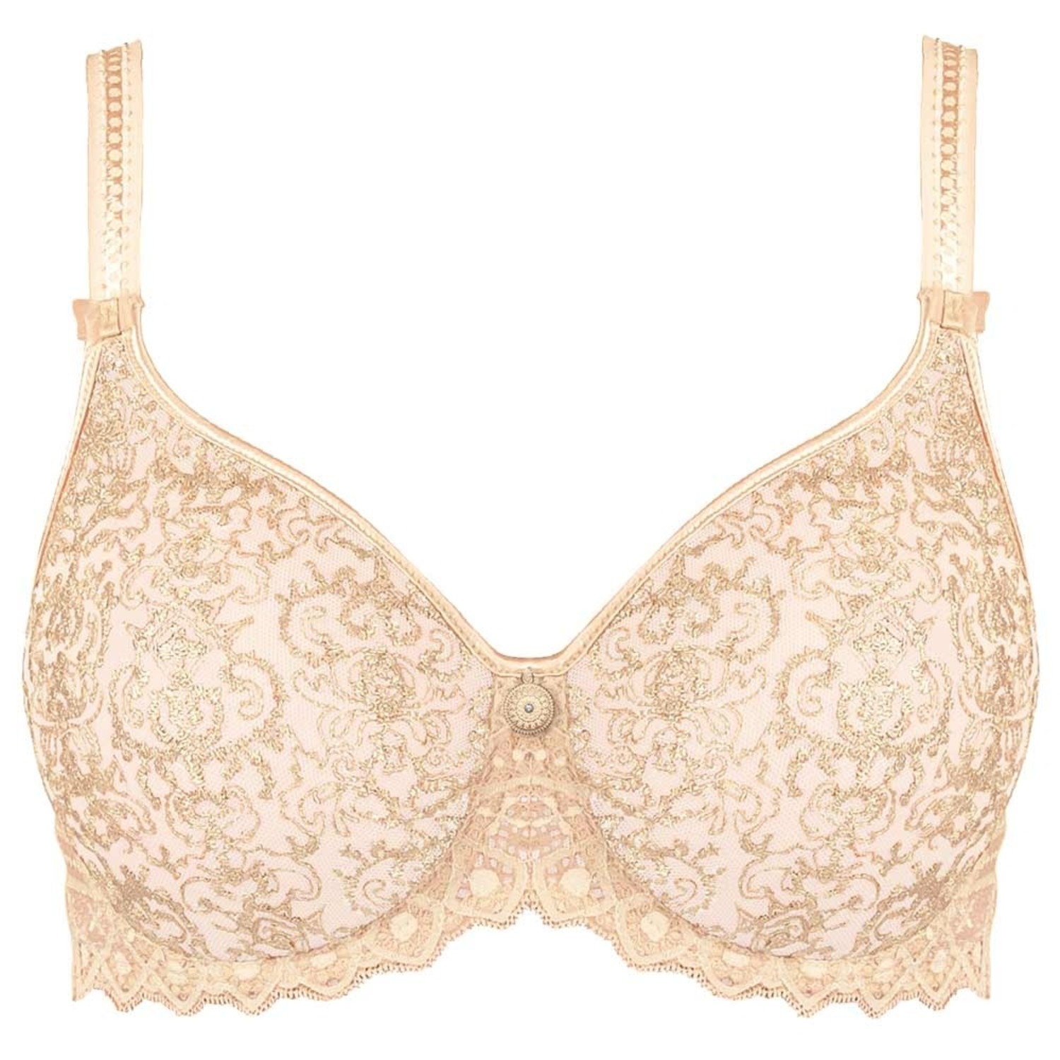 Cassiopee Seamless Full Cup Bra Beige 07151 - Lace & Day