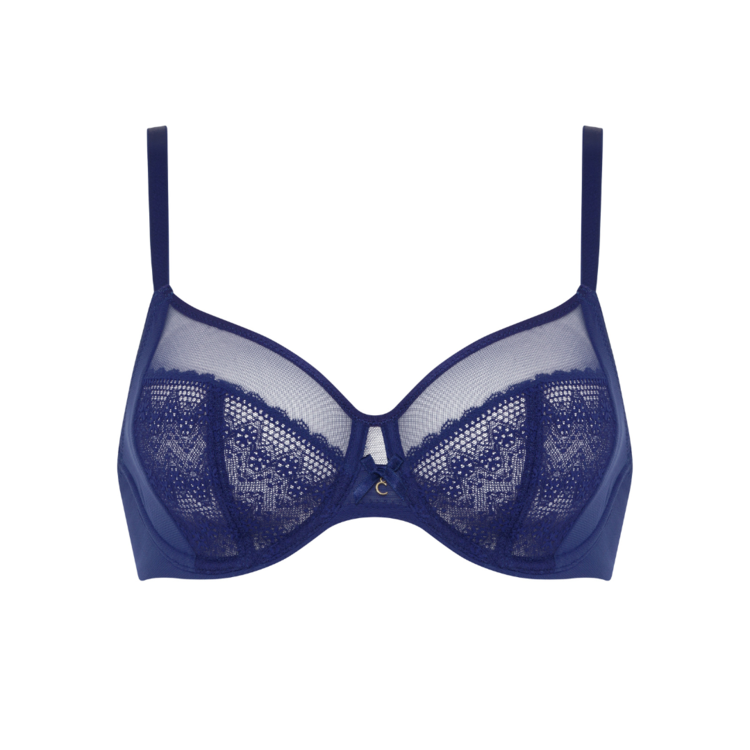 Chantelle Revele Moi Full Cup Bra - Blue Danube