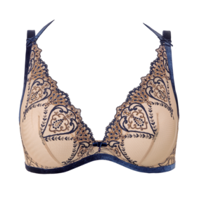 Aubade Coeurs Enlaces Full Bust Plunge Bra Nightfall