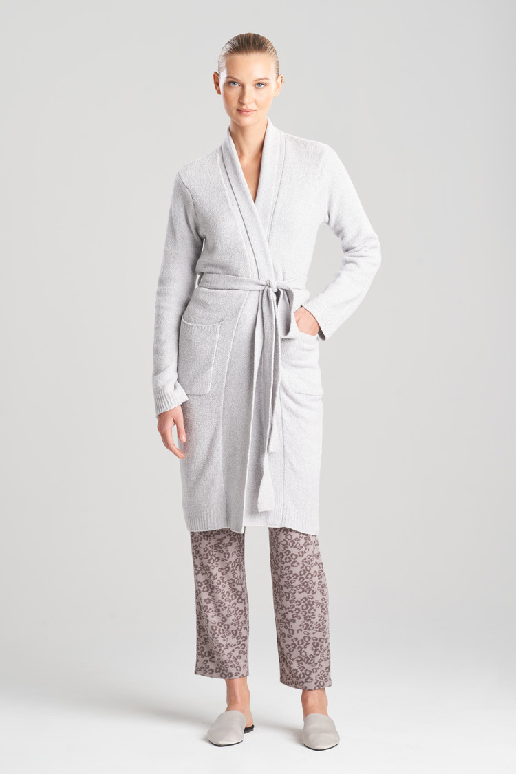 N Aura Heather Robe Dove Grey