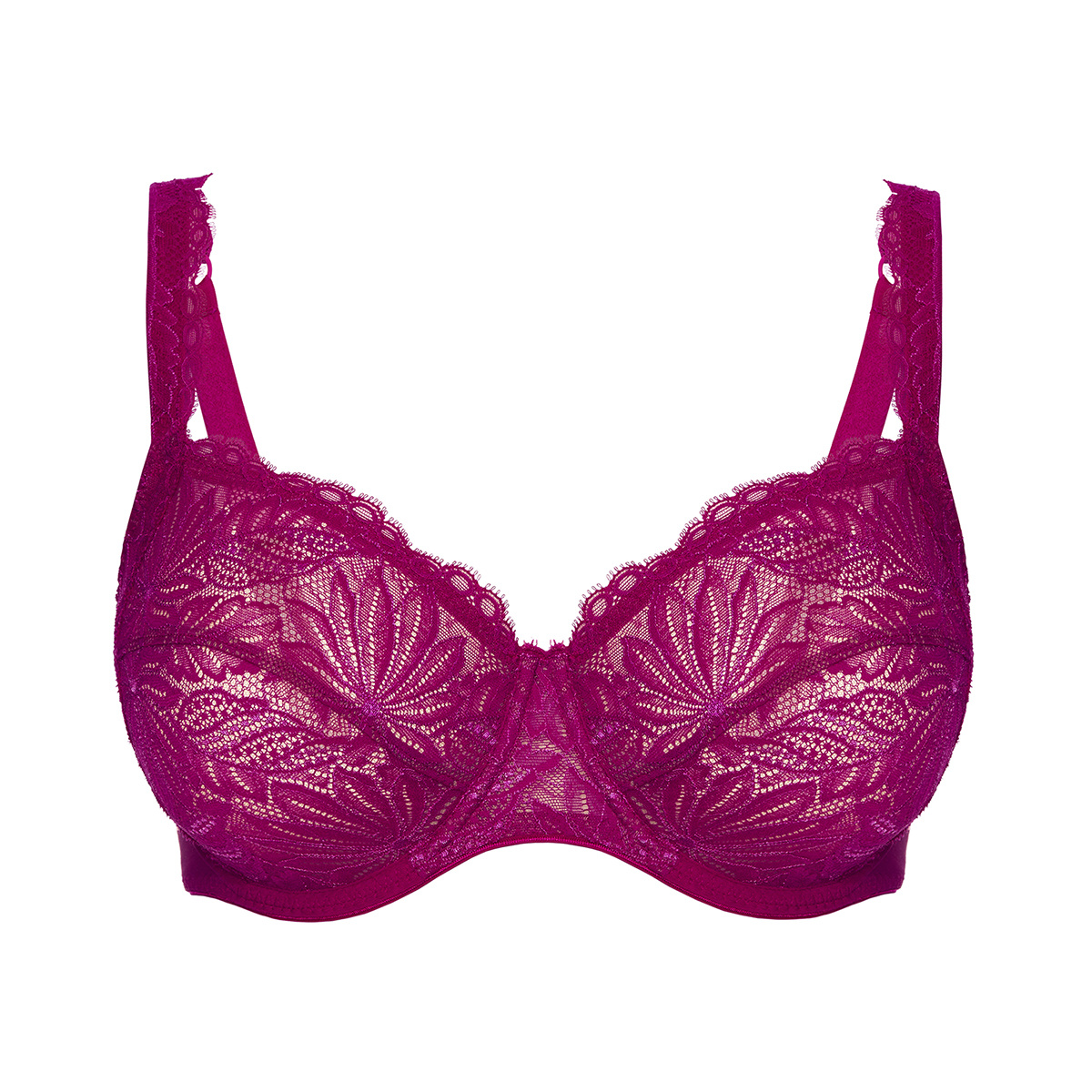 Exotica Full Cup Bra 1B3313 Raspberry (364) - Lace & Day