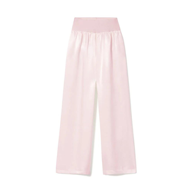 PJ Harlow Lola Satin Pant Blush