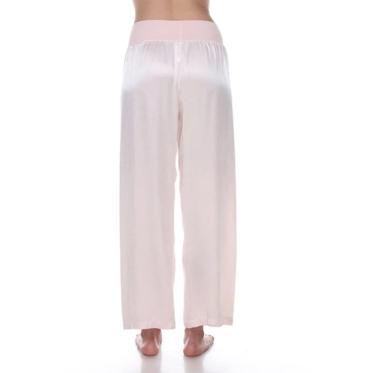 PJ Harlow Lola Satin Pant Blush