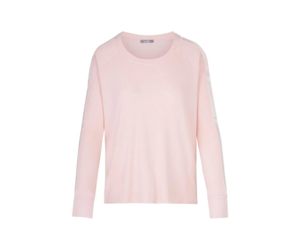 PJ Harlow Gabby Rib L/S Top Blush