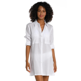 La Blanca Island Fare Resort Cover Up  White