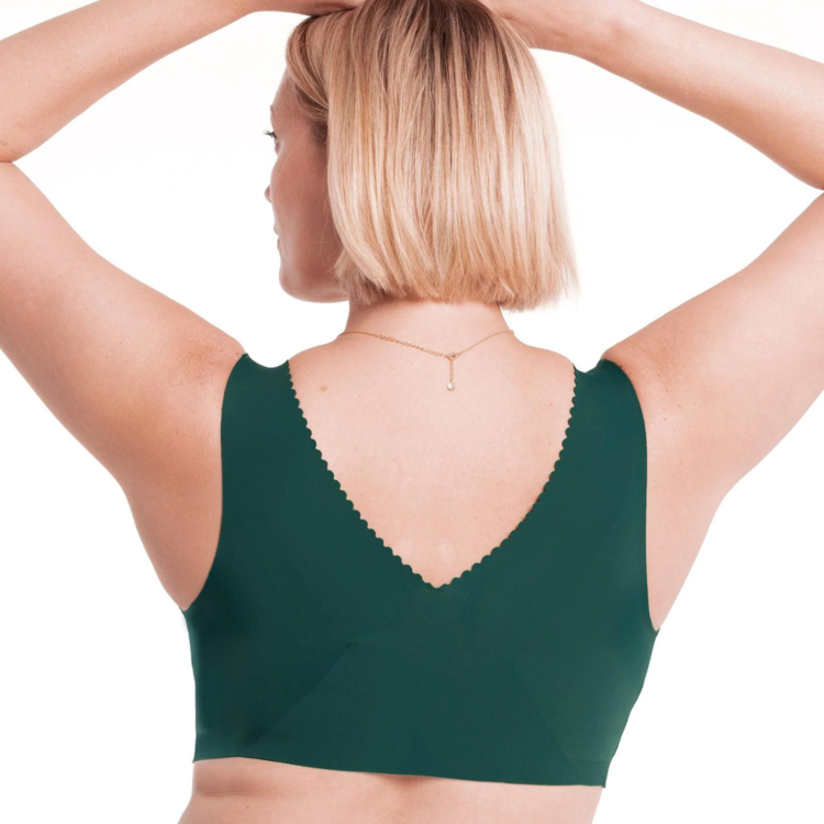 Evelyn & Bobbie Evelyn Bralette Monstera Green