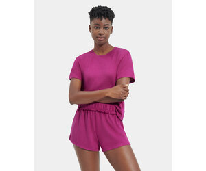 Ugg Aniyah S/S Shorts PJ Set Solferino Pink