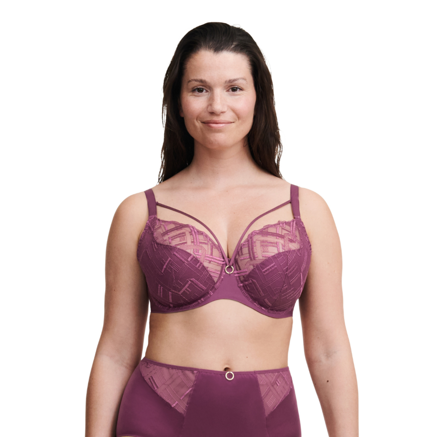 Chantelle Graphic Support Full Cup Bra Tannin