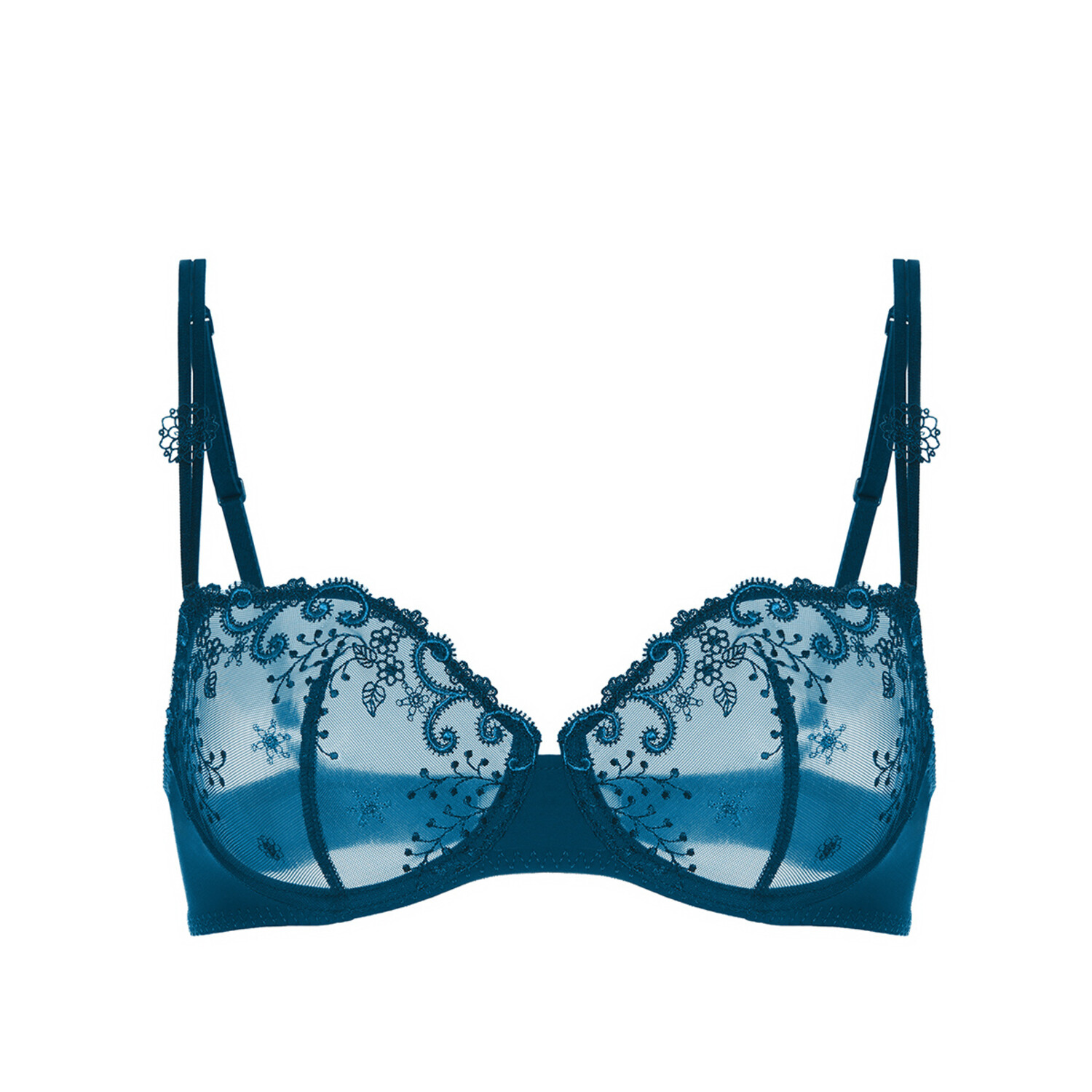 Womens Push Up Bra Teal Blue Lace Multiple Sizes Brand New!