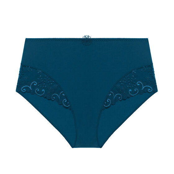 NWT Simone Perele blue lace 34C bra with matching panties