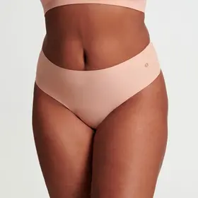 Evelyn & Bobbie High-Rise Thong Panty Himalayan Salt