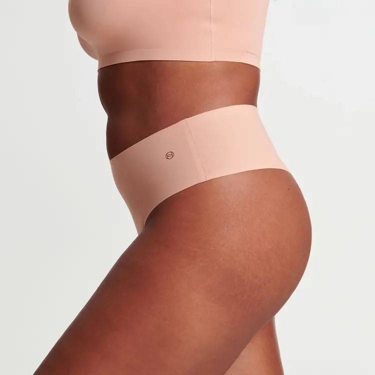Evelyn & Bobbie High-Rise Thong Panty Himalayan Salt