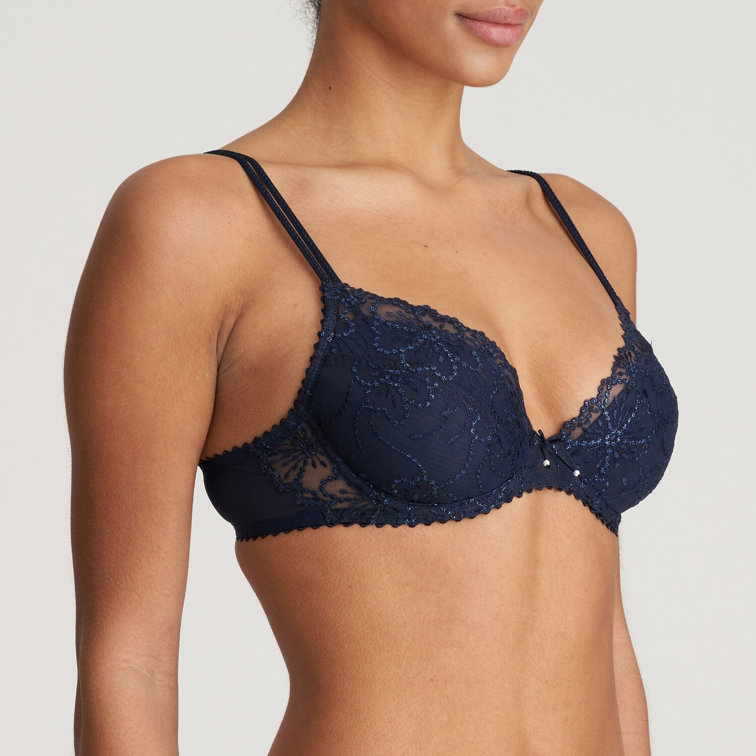 Jane Push Up Bra 0101337 Velvet Blue - Lace & Day