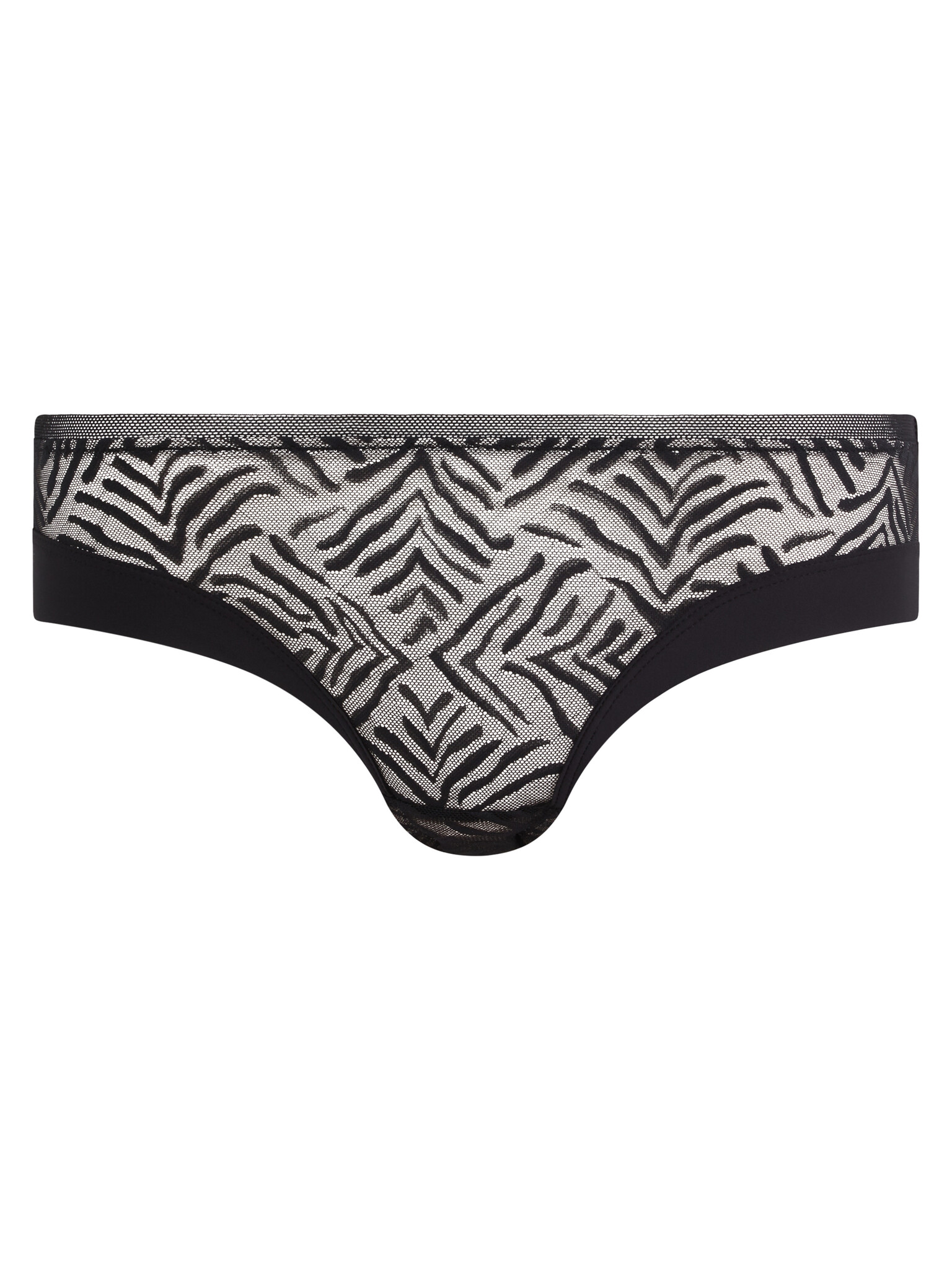 Graphic Allure Hipster Panty C21T40 Black (11) - Lace & Day