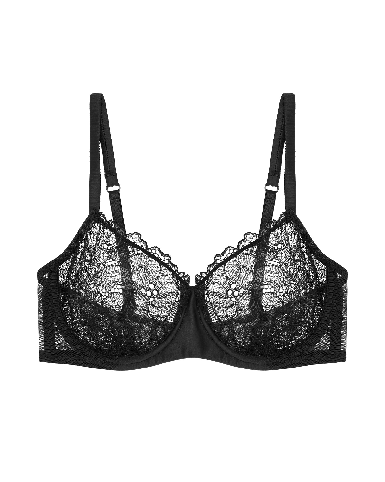 Lexi Demi Bra JOU-115-23 Black - Lace & Day