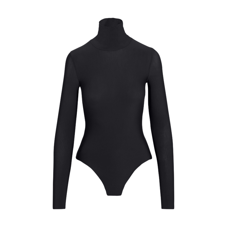 Commando Butter Turtleneck Bodysuit Black