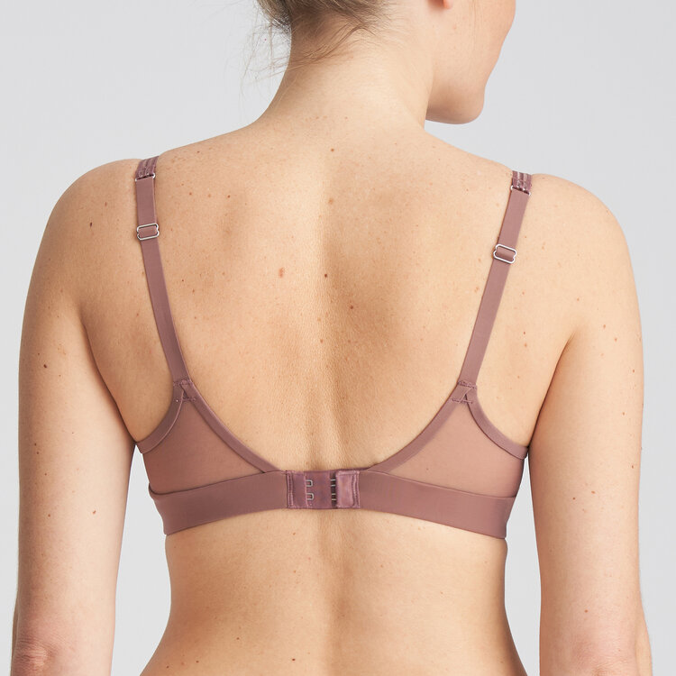Marie Jo Louie Padded Heart Bra Satin Taupe