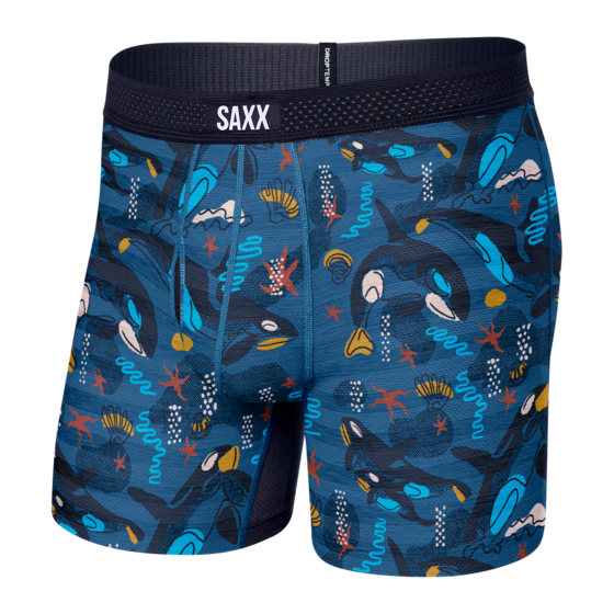 SAXX Underwear Men's Boxer Briefs – PLATINUM Men's Underwear – Boxer Briefs  with Built-In BallPark Pouch Support – Underwear for Men,Red,Medium :  : Clothing, Shoes & Accessories