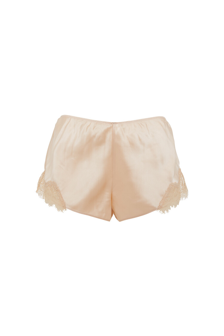 Sainted Sisters Silk French Knicker - Shell/Vintage