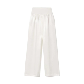 PJ Harlow Lola Satin Pant Pearl