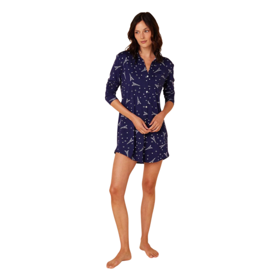 Confetti Dot Pima Knit Pajama - Navy – The Cat's Pajamas