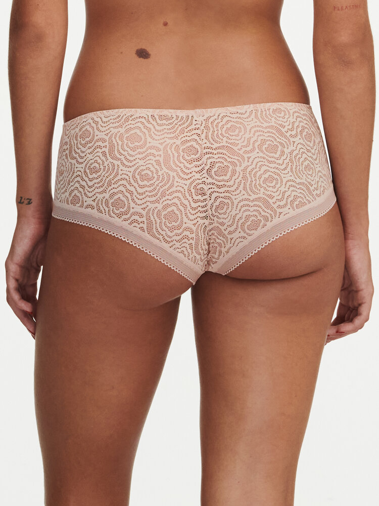 Chantelle C-Jolie Lace Hipster Panty - Rose Beige