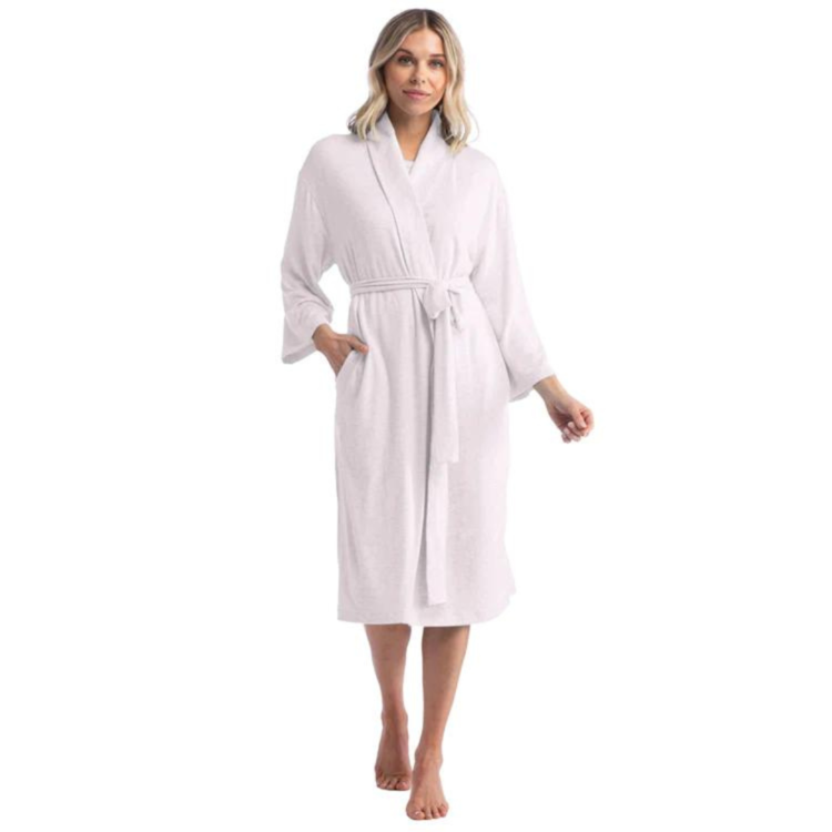 Softies Dream Jersey Robe w/ Shawl Collar - Blush Pink