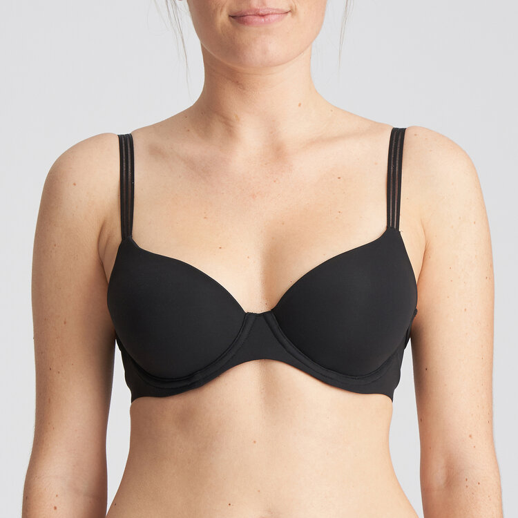Marie Jo Louie Padded Heart Bra Black