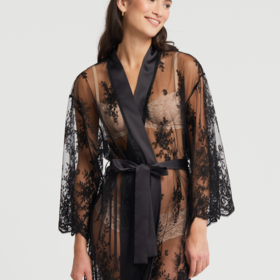 Rya Darling Robe - Black
