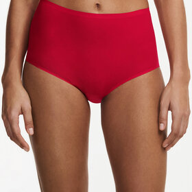Chantelle SoftStretch Seamless High Rise Brief Passion Red