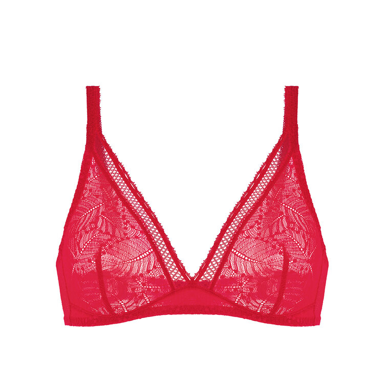 Simone Perele Comete Wireless Triangle Bra Ruby