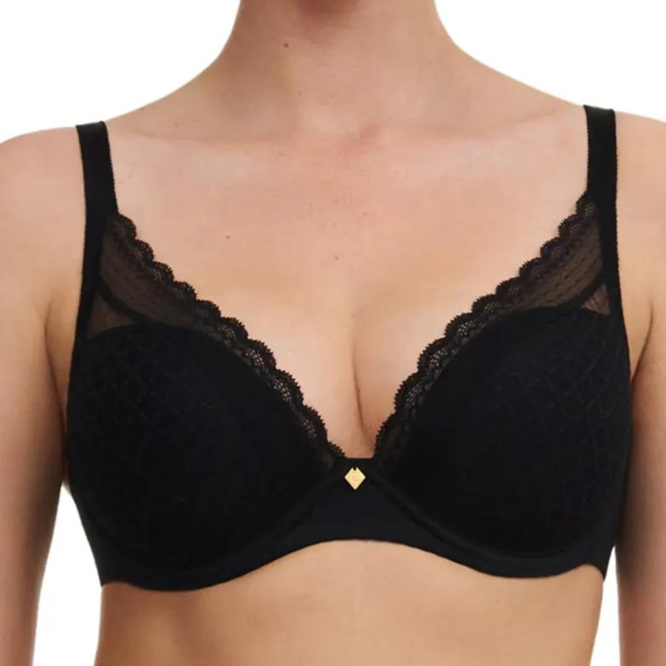 Chantelle Norah Chic Plunge T-Shirt Bra Black