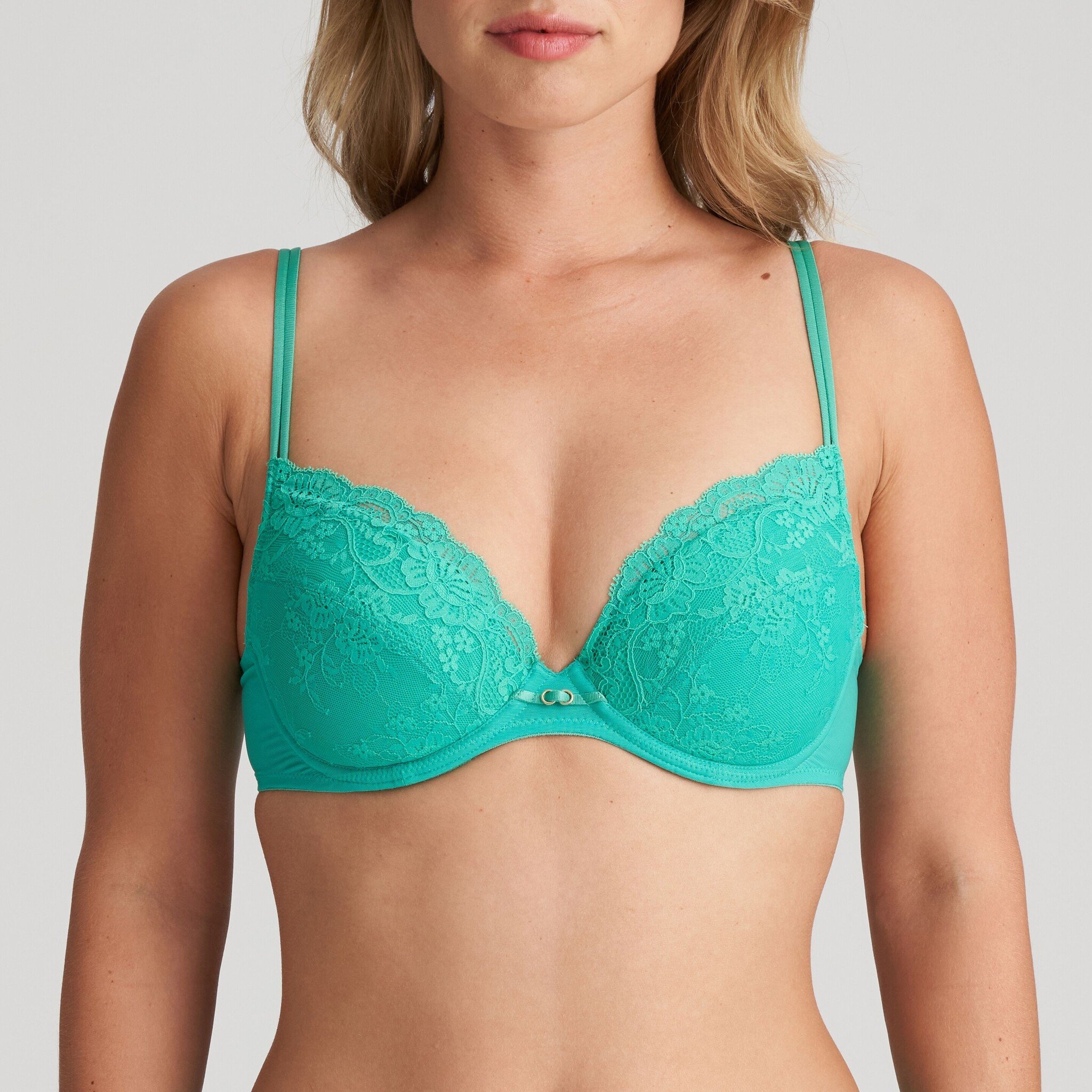 NWT Spree Intimates Tinkerbell Green Lace Everyday Comfort Push