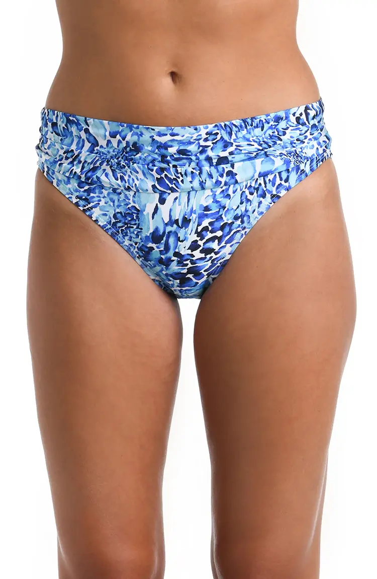 La Blanca Aquatic Nature Shirred Band Hipster Bottom