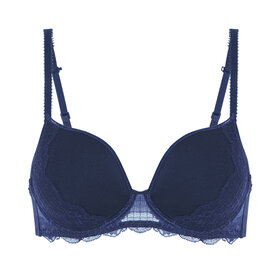 Simone Perele Reve 3D Plunge Bra Cosmic Blue