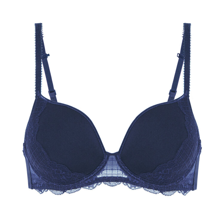 Simone Perele Reve 3D Plunge Bra Cosmic Blue
