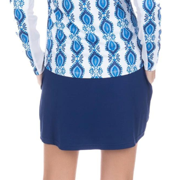 Cabana Life Performance 14" Skort Blue